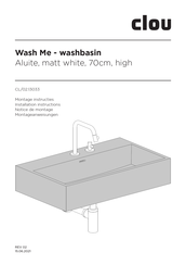 Clou Wash Me CL/02.13033 Installation Instructions Manual