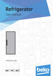 Beko RFNE320L23W User Manual