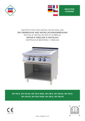 RM Gastro SPI 708 E Instructions For Installation And Use Manual