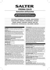 Salter BL3R Instructions And Guarantee