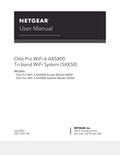 NETGEAR Orbi Pro WiFi 6 AX5400 User Manual