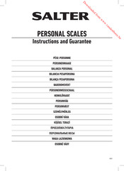 Salter SA9217 Instructions And Guarantee