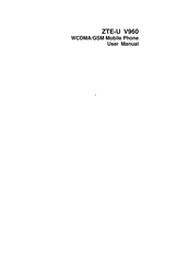 ZTE-U V960 User Manual