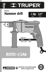 Truper ROTO-1/2A8 Manual