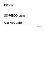 Epson SC-F6300 Series User Manual