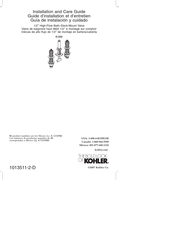 Kohler K-300 Installation And Care Manual
