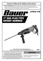 Bauer 58214 Owner's Manual & Safety Instructions
