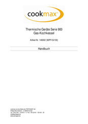 CookMax 900 Series Manual