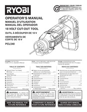 Ryobi PCL540 Operator's Manual
