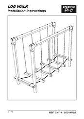 Creative Play LOG WALK CH114 Installation Instructions Manual