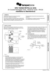 TemperZone OPA-800RKTB Installation & Maintenance