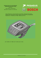 Bosch PEGASUS 20-17-3085 Translation Of The Original Operating Instructions