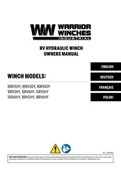 Warrior Winches 15RVSHY Owner's Manual