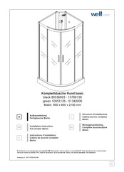 Welltime 89536803 Installation Instructions Manual