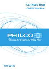 Philco PHS 604 IC Owner's Manual