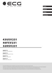 ECG 43USV231 Instruction Manual
