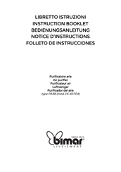 Bimar VK-6070A Instruction Booklet