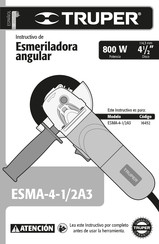 Truper ESMA-4-1/2A3 Manual