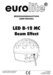 EuroLite LED B-12 MC User Manual
