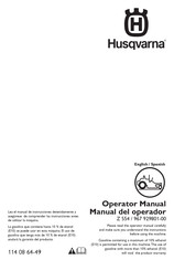 Husqvarna 967 929801-00 Operator's Manual
