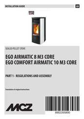 MCZ EGO COMFORT AIRMATIC 10 M3 CORE Installation Manual