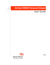 Sierra Wireless AirCard W802S User Manual
