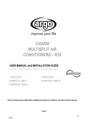 Argo CHARM DUAL 9000 UI User Manual And Installation Manual