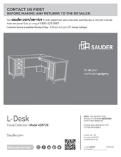 Sauder Costa 428728 Manual