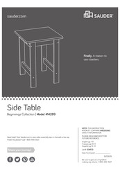 Sauder 414289 Assembly Instructions Manual