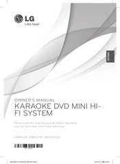 LG DM5420K Owner's Manual