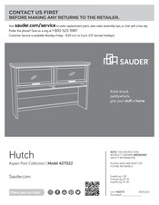 Sauder Aspen Post 427022 Manual