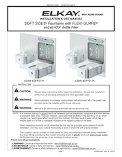 Elkay SOFT SIDES EZWS-EDFP217K Installation & Use Manual