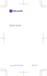 Microsoft RM-1075 Manuals | ManualsLib
