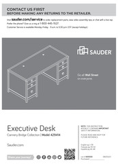 Sauder Cannery Bridge 429414 Manual