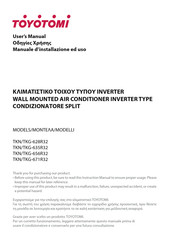 Toyotomi TKG-656R32 User Manual