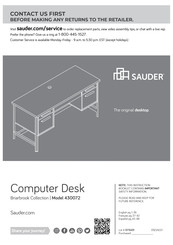 Sauder Briarbrook 430072 Manual