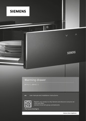 Siemens BI710D1B1B User Manual And Installation Instructions
