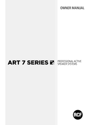 RCF ART 712-A Mk4 Owner's Manual