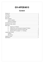GeoVision GV-APOE4813 Manual
