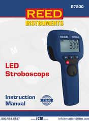 Reed Instruments R7200 Instruction Manual