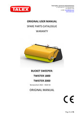 Talex TWISTER 1800 Original User Manual