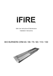 iFire CRM 58 Installation Instructions Manual