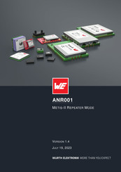 Wurth Elektronik ANR001 Manual