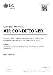 LG ABNW G H Series Owner's Manual