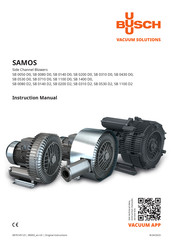 BUSCH Samos SB 1400 D0 Instruction Manual