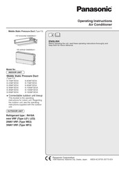 Panasonic S-160MF3E5A Operating Instructions Manual