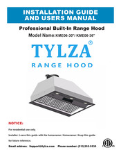TYLZA KME06-30 Installation Manual And User's Manual