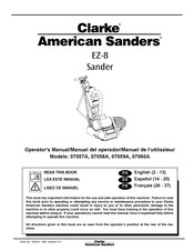 Clarke American Sanders 07059A Operator's Manual