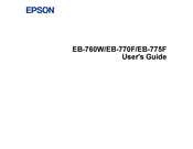 Epson EB-760W User Manual