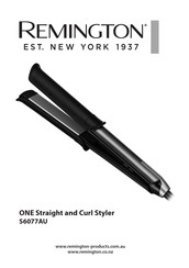 Remington ONE Straight and Curl Styler Manual